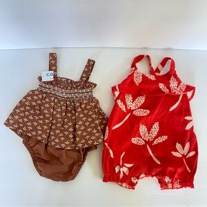 NWT Lot of 2 Carter’s Infant Girl Outfits | 3m